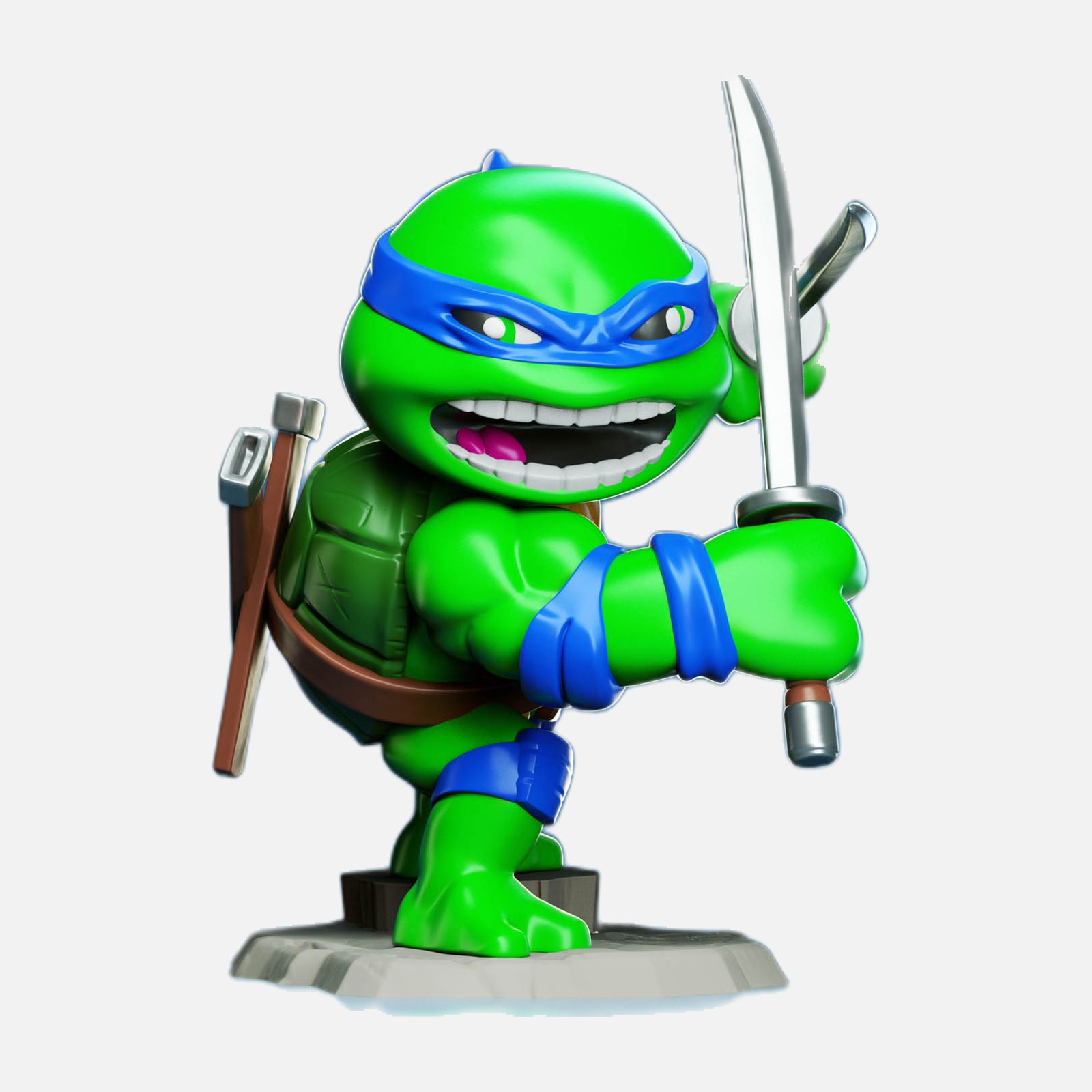 Leonardo delle Tartarughe Ninja, statuina chibi da assemblare